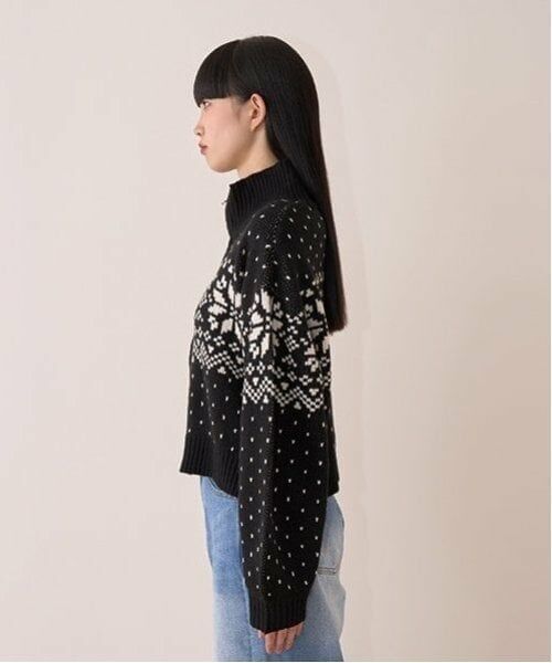 Mi-je / ミジェ ニット・セーター | ノルディックZIPニット【韓国ファッション】 | 詳細1