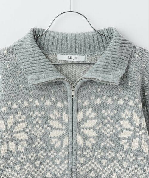 Mi-je / ミジェ ニット・セーター | ノルディックZIPニット【韓国ファッション】 | 詳細10
