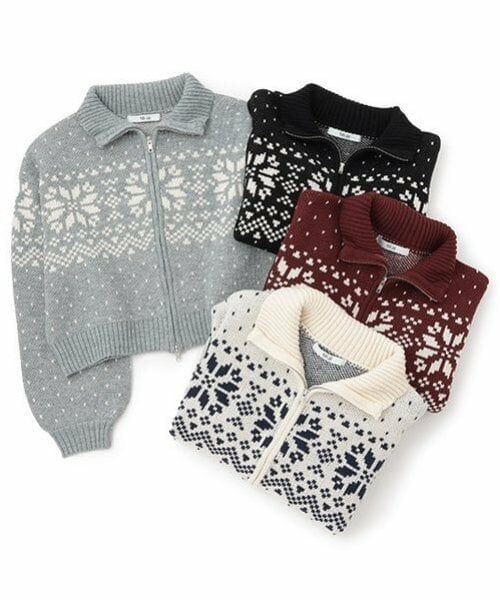 Mi-je / ミジェ ニット・セーター | ノルディックZIPニット【韓国ファッション】 | 詳細15