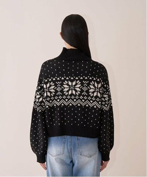 Mi-je / ミジェ ニット・セーター | ノルディックZIPニット【韓国ファッション】 | 詳細2