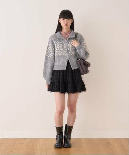Mi-je / ミジェ ニット・セーター | ノルディックZIPニット【韓国ファッション】 | 詳細5