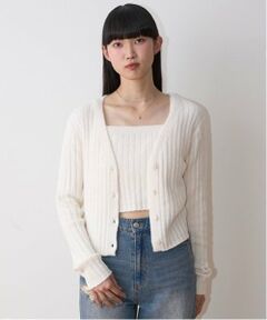 Mi-je / ミジェ ニット・セーター | リブカーデキャミSET【韓国ファッション】