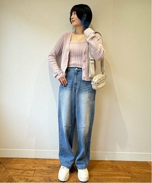 Mi-je / ミジェ ニット・セーター | リブカーデキャミSET【韓国ファッション】 | 詳細15