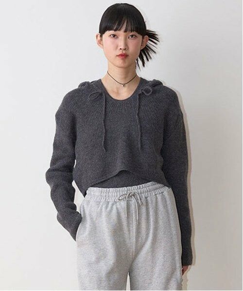 Mi-je / ミジェ ニット・セーター | フードインナーSET【韓国ファッション】 | 詳細18