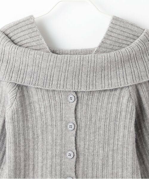 Mi-je / ミジェ ニット・セーター | オフショルレイヤードニット【韓国ファッション】 | 詳細4