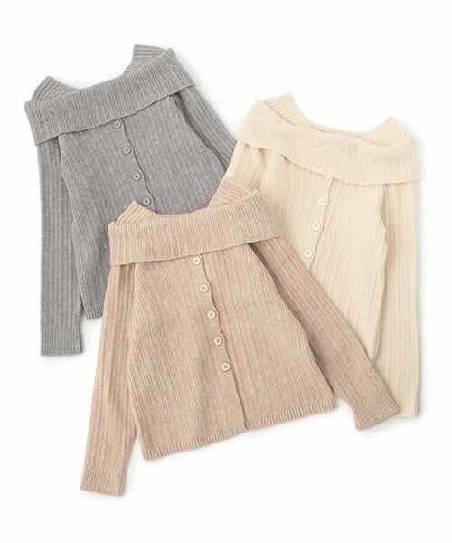 Mi-je / ミジェ ニット・セーター | オフショルレイヤードニット【韓国ファッション】 | 詳細8