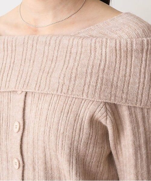 Mi-je / ミジェ ニット・セーター | オフショルレイヤードニット【韓国ファッション】 | 詳細9