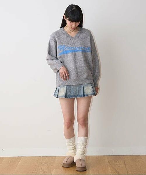 Mi-je / ミジェ ニット・セーター | ニューヨークVネックニット【韓国ファッション】 | 詳細1