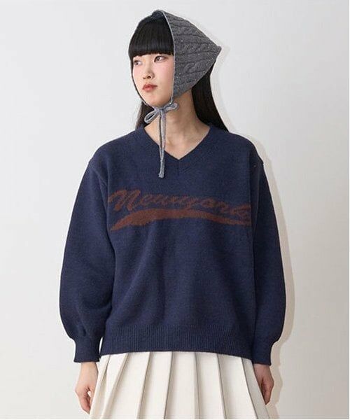 Mi-je / ミジェ ニット・セーター | ニューヨークVネックニット【韓国ファッション】 | 詳細17