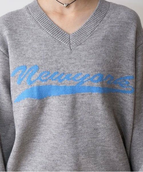 Mi-je / ミジェ ニット・セーター | ニューヨークVネックニット【韓国ファッション】 | 詳細4