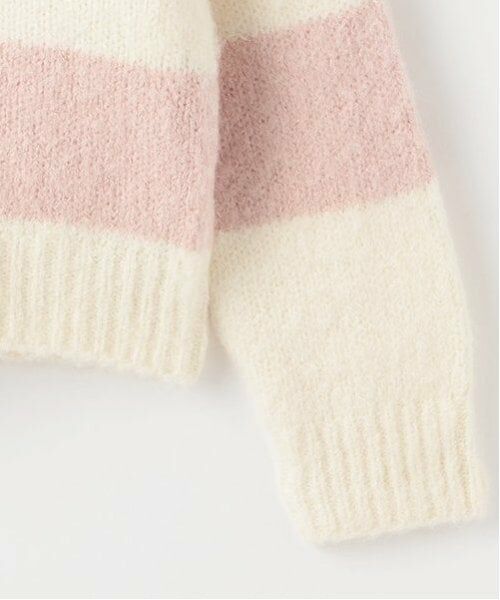 Mi-je / ミジェ ニット・セーター | 太ボーダー衿つきニット【韓国ファッション】 | 詳細4