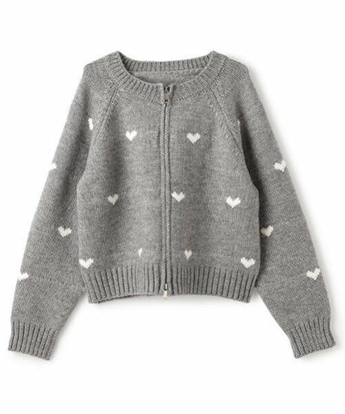 Mi-je / ミジェ ニット・セーター | ハートJQハーフZIP【韓国ファッション】 | 詳細1