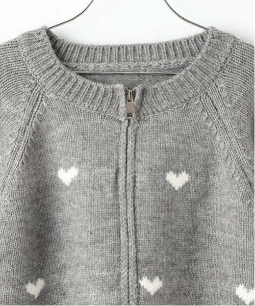Mi-je / ミジェ ニット・セーター | ハートJQハーフZIP【韓国ファッション】 | 詳細3
