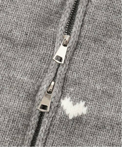 Mi-je / ミジェ ニット・セーター | ハートJQハーフZIP【韓国ファッション】 | 詳細4