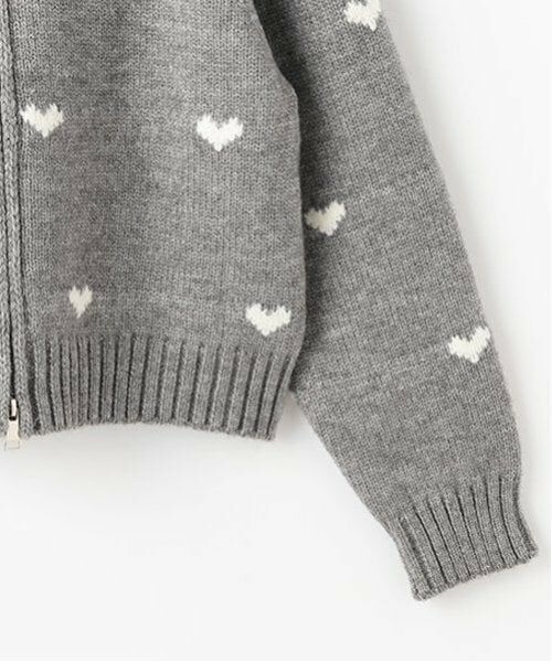 Mi-je / ミジェ ニット・セーター | ハートJQハーフZIP【韓国ファッション】 | 詳細5