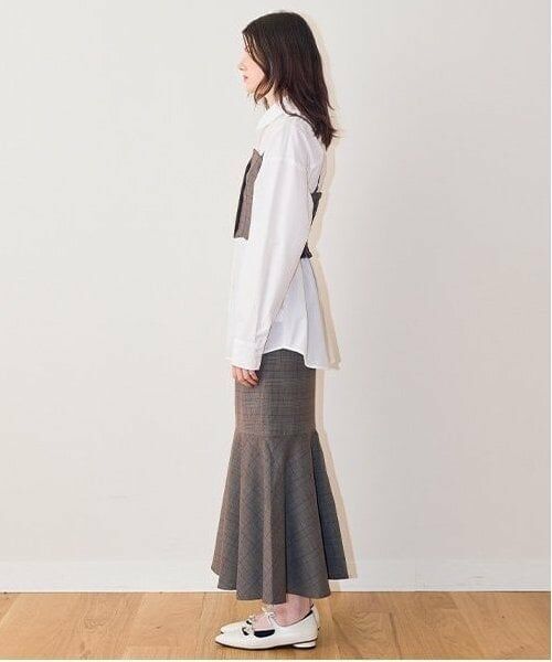 Mi-je / ミジェ ミニ・ひざ丈スカート | ビスチェセットアップ【韓国ファッション】 | 詳細1