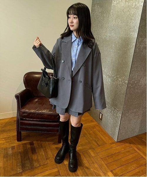 Mi-je / ミジェ ブルゾン | ルーズジャケット【韓国ファッション】 | 詳細14