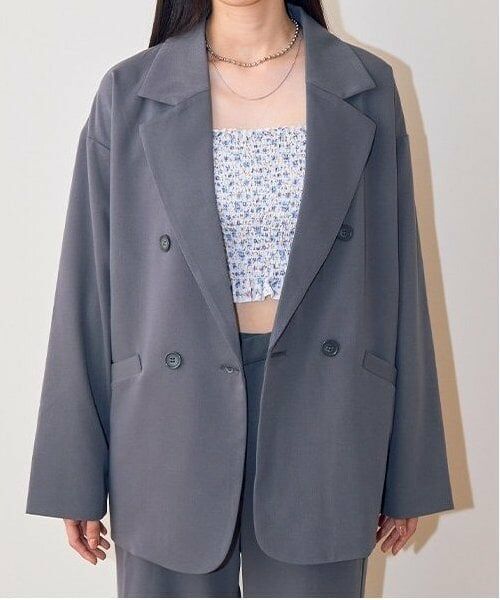 Mi-je / ミジェ ブルゾン | ルーズジャケット【韓国ファッション】 | 詳細4