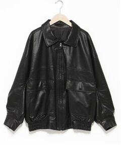 Mi-je / ミジェ ブルゾン | レザージャケット【韓国ファッション】