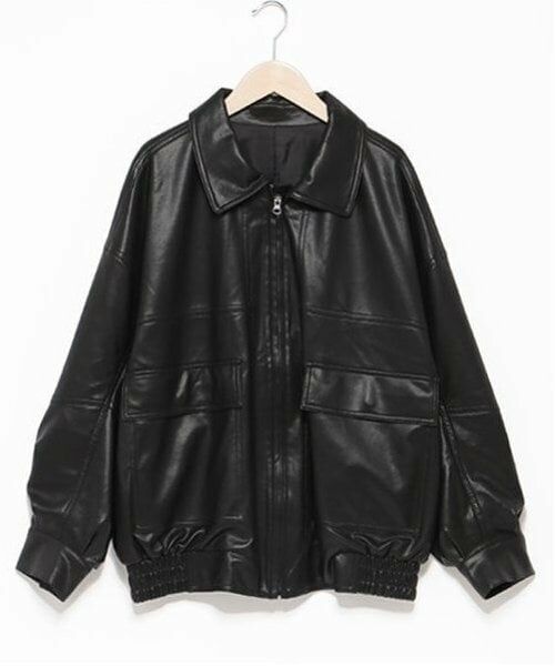 Mi-je / ミジェ ブルゾン | レザージャケット【韓国ファッション】 | 詳細10