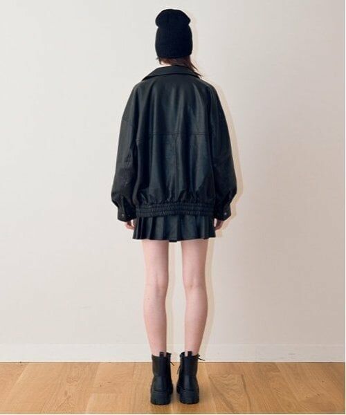 Mi-je / ミジェ ブルゾン | レザージャケット【韓国ファッション】 | 詳細3