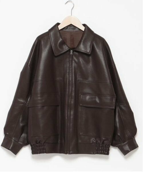 Mi-je / ミジェ ブルゾン | レザージャケット【韓国ファッション】 | 詳細9