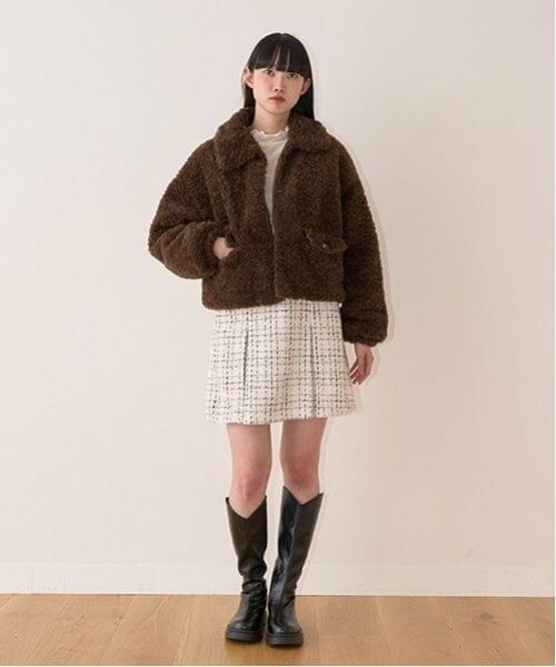 Mi-je / ミジェ ミニ丈・ひざ丈ワンピース | ツィードジャンパースカート【韓国ファッション】 | 詳細11