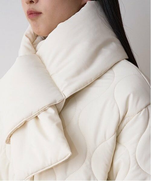 Mi-je / ミジェ ブルゾン | マフラーつきキルトブルゾン【韓国ファッション】 | 詳細4