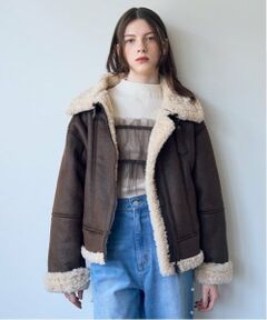 ムートン風ジャケット【韓国ファッション】
