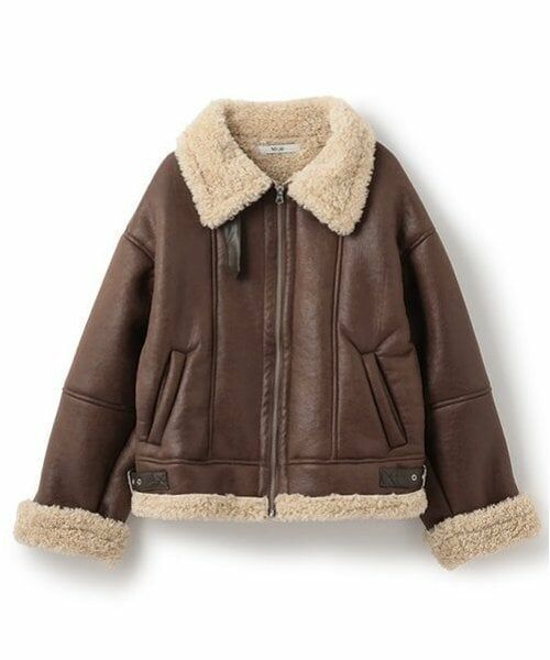Mi-je / ミジェ ブルゾン | ムートン風ジャケット【韓国ファッション】 | 詳細12