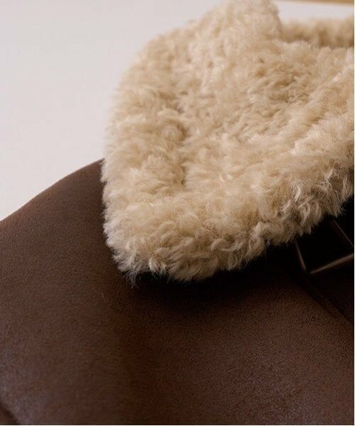 Mi-je / ミジェ ブルゾン | ムートン風ジャケット【韓国ファッション】 | 詳細7