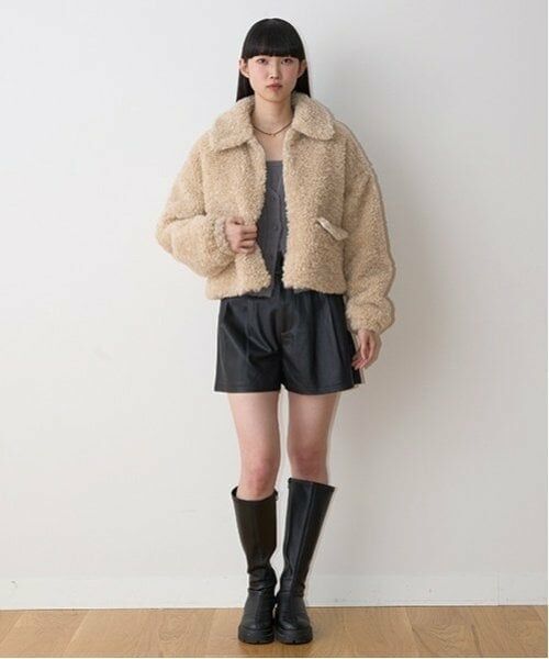 Mi-je / ミジェ その他アウター | プードルフェイクファーコート【韓国ファッション】 | 詳細1