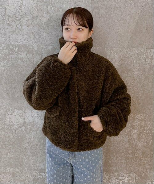Mi-je / ミジェ その他アウター | プードルフェイクファーコート【韓国ファッション】 | 詳細12