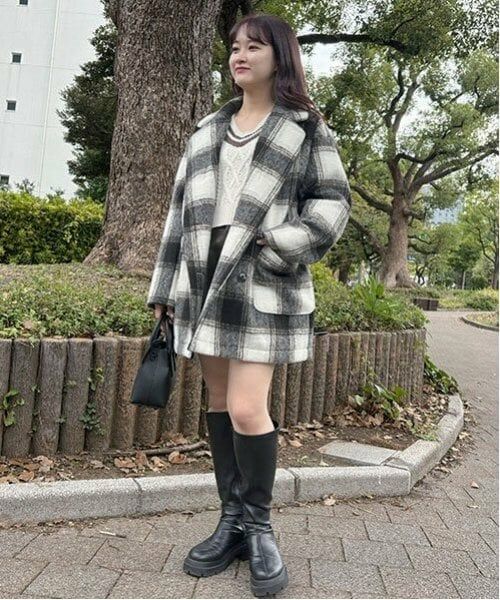 Mi-je / ミジェ その他アウター | フェイクウールジャケットコート【韓国ファッション】 | 詳細16