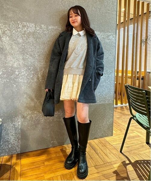 Mi-je / ミジェ その他アウター | フェイクウールジャケットコート【韓国ファッション】 | 詳細18