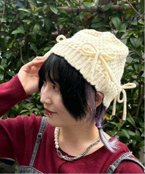 Mi-je / ミジェ ハット | コードリボンチューリップハット【韓国ファッション】 | 詳細7