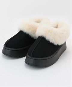 Mi-je / ミジェ ブーツ（ショート丈） | フェイクファームートン風アンクルブーツ【韓国ファッション】