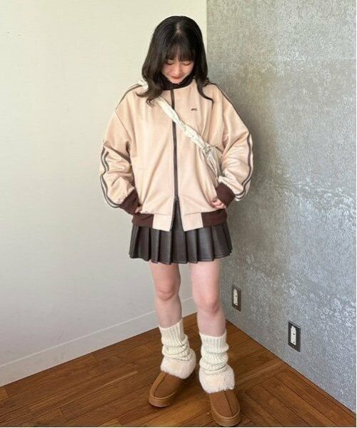 Mi-je / ミジェ ブーツ（ショート丈） | フェイクファームートン風アンクルブーツ【韓国ファッション】 | 詳細12