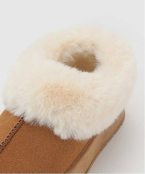 Mi-je / ミジェ ブーツ（ショート丈） | フェイクファームートン風アンクルブーツ【韓国ファッション】 | 詳細4