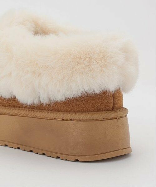 Mi-je / ミジェ ブーツ（ショート丈） | フェイクファームートン風アンクルブーツ【韓国ファッション】 | 詳細6