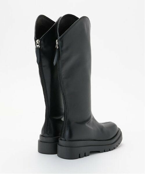 Mi-je / ミジェ ブーツ（ショート丈） | 合皮ロングブーツ【韓国ファッション】 | 詳細2