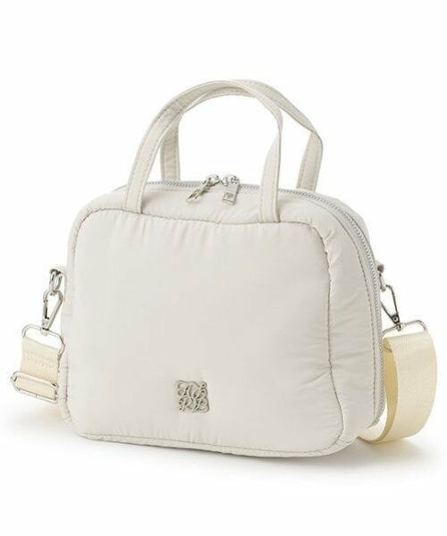 Mi-je / ミジェ ショルダーバッグ | ミュエル2WAYボストン【韓国ファッション】（アイボリー）