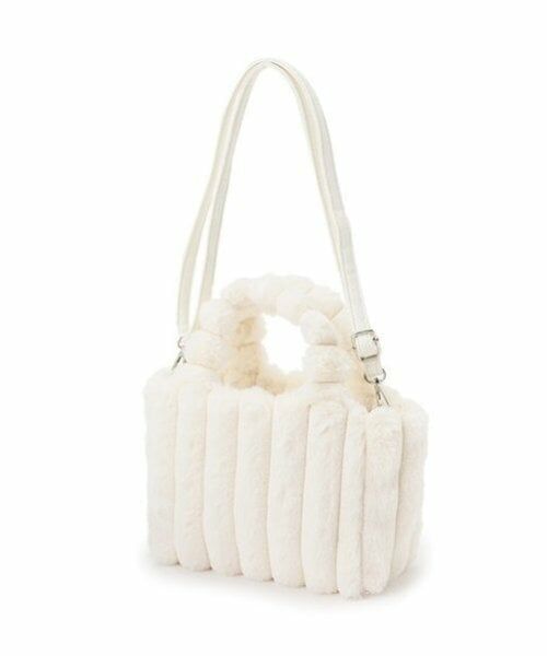 Mi-je / ミジェ トートバッグ | ポンデリ2WAYトート【韓国ファッション】（オフ ホワイト）