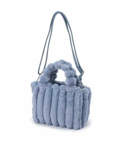 Mi-je / ミジェ トートバッグ | ポンデリ2WAYトート【韓国ファッション】（ブルー）