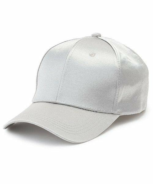 Mi-je / ミジェ キャップ | サテンキャップ【韓国ファッション】（グレー）