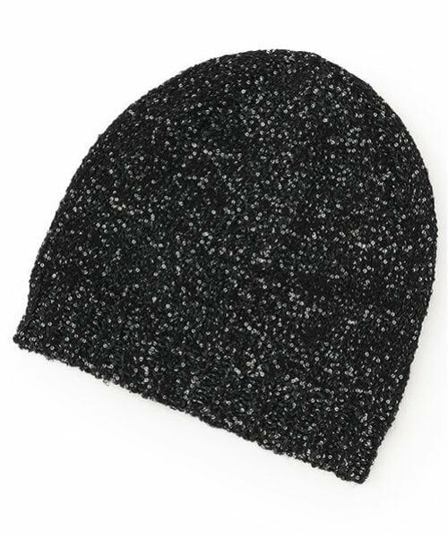 Mi-je / ミジェ ニットキャップ | スパンコールニット帽【韓国ファッション】 | 詳細1
