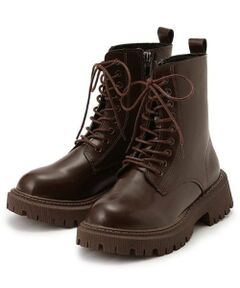 Mi-je / ミジェ ブーツ（ショート丈） | シンプルレースアップブーツ【韓国ファッション】