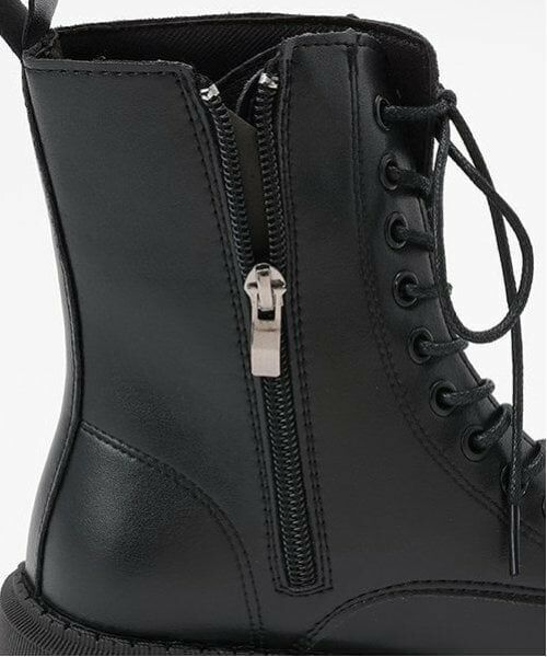 Mi-je / ミジェ ブーツ（ショート丈） | シンプルレースアップブーツ【韓国ファッション】 | 詳細3