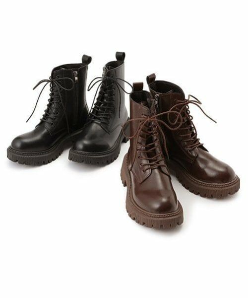 Mi-je / ミジェ ブーツ（ショート丈） | シンプルレースアップブーツ【韓国ファッション】 | 詳細8