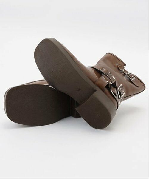 Mi-je / ミジェ ブーツ（ショート丈） | メタルバックルブーツ【韓国ファッション】 | 詳細6